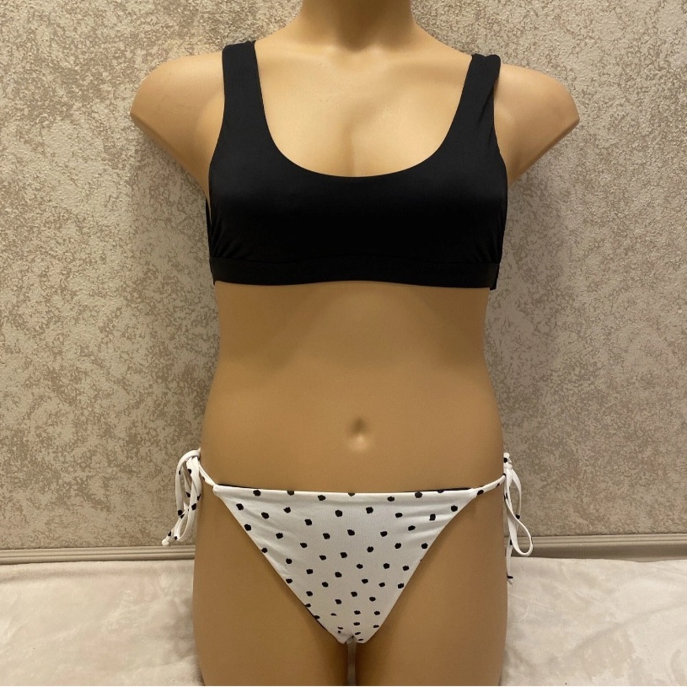 Dippin' Daisy's Black and White Polka Dot Bikini